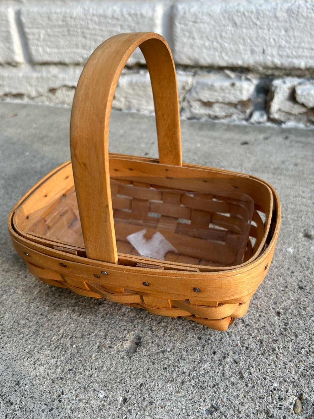 1996 Handwowen Longaberger Basket.  American Cancer Society